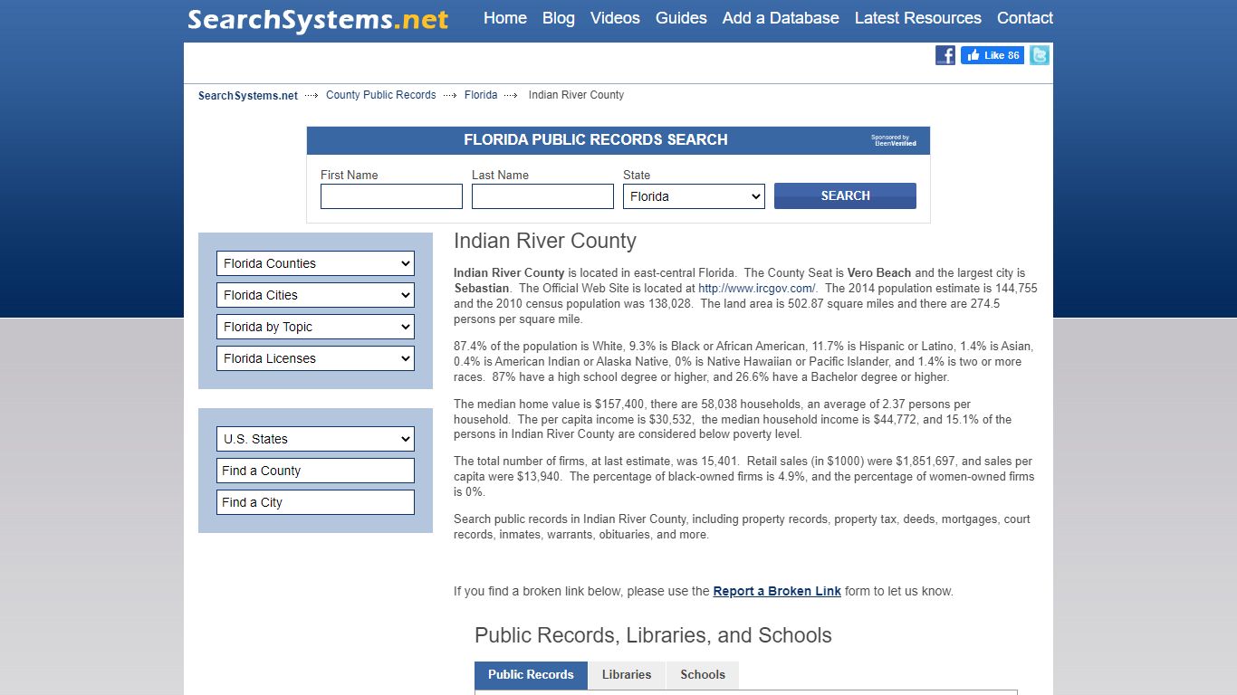 Indian River County Criminal and Public Records